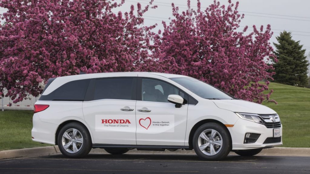 Honda Odyssey jednoduchý trik pro bezpečný převoz covid